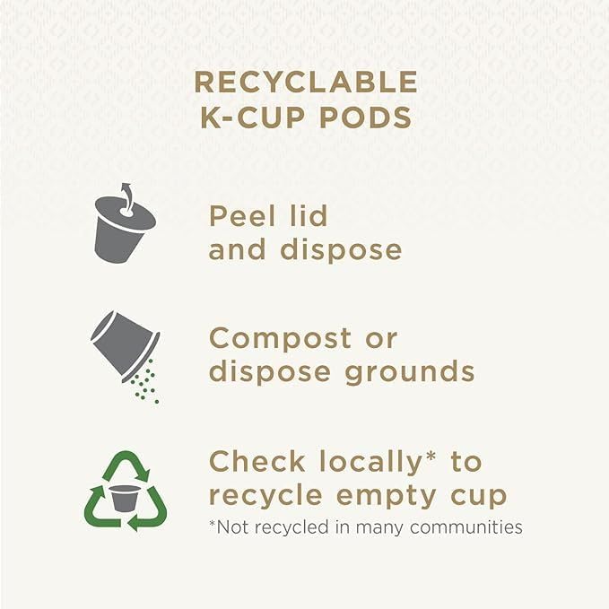 Peet's Coffee, USDA Organic Dark Roast Keurig K-Cup Pods, 100% Arabica Coffee - Alma de la Tierra 60 Count (6 Boxes of 10 Pods)
