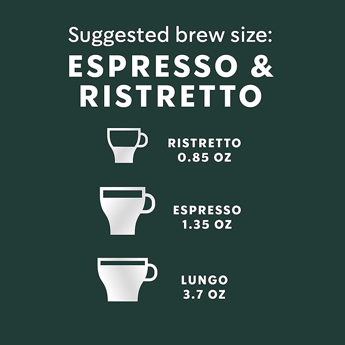 Starbucks by Nespresso Coffee Capsules, Blonde Espresso Roast, 10 CT