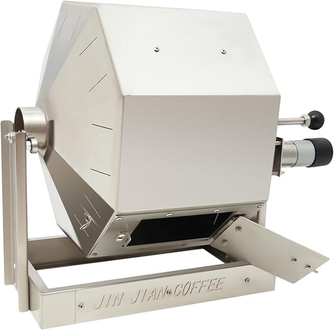 Coffee Bean Roaster Machine Stainless Steel Coffee Bean Baking Machines Drum Type Coff-ee Bean Baker for Home and Commercial Use