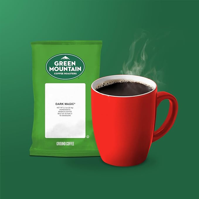 Green Mountain Coffee Roasters Dark Magic, Keurig Fractional Packs, 50 Count, 2.2 oz.