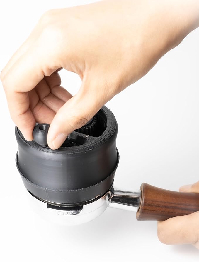 Leverpresso Spirographic WDT Tool - Espresso Coffee Distribution Tool with Adjustable Needles, Funnel & Stand, Precision Stirrer Compatible with 51mm, 54MM & 58MM Portafilter Baskets (53/54mm)