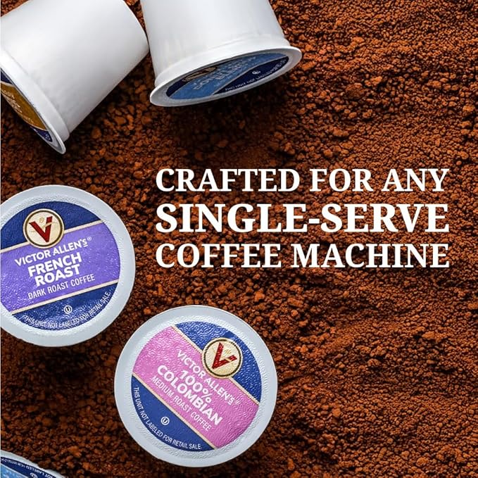 Victor Allen's Coffee French Vanilla Flavored Cappuccino Mix, 42 Count, Single Serve K-Cup Pods for Keurig K-Cup Brewers