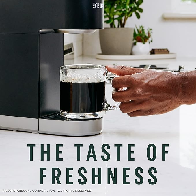 Starbucks K-Cup Coffee Pods, Starbucks Blonde Roast Hot or Iced Coffee, Veranda Blend, 60 Keurig Pods