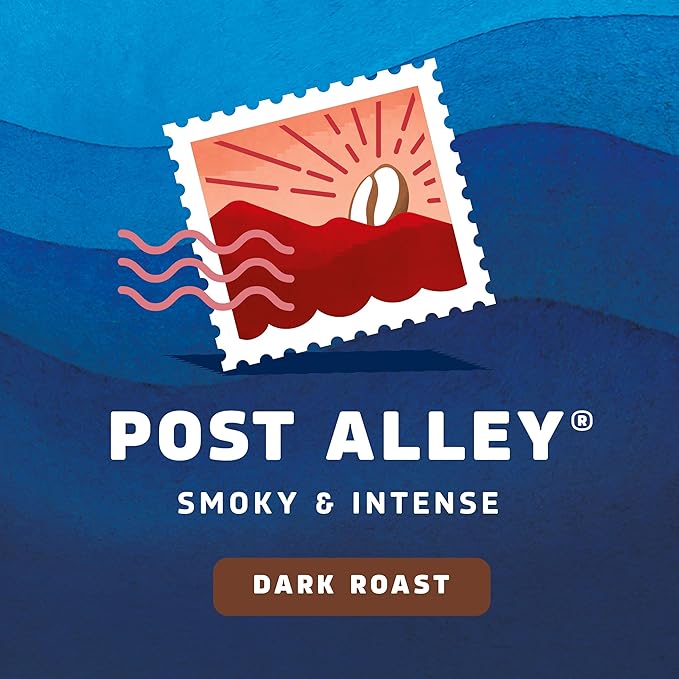Seattle’s Best Coffee, Dark Roast K-Cup Coffee Pods, Post Alley, 100% Arabica, 4 Boxes (96 Pods Total)