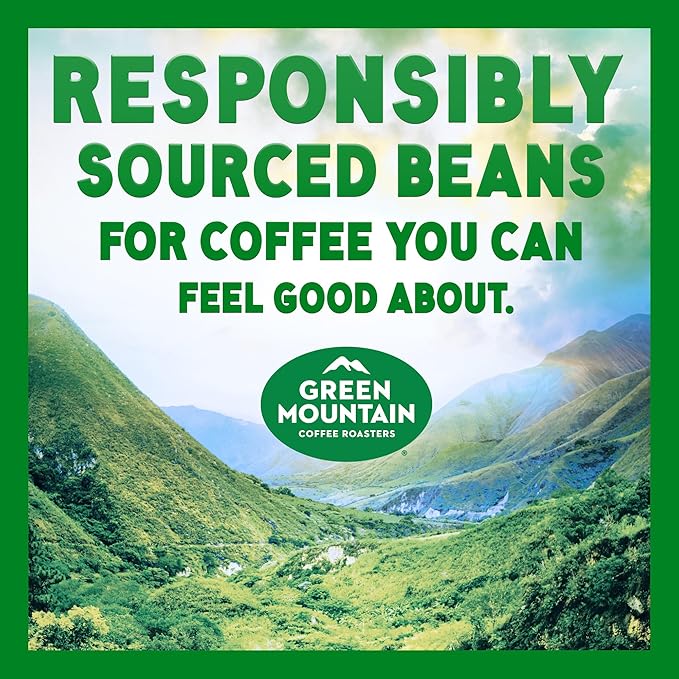 Green Mountain Coffee Roasters Caramel Vanilla Cream, Keurig Single Serve K-Cup Pods, Light Roast Coffee, 60 Count, (6 Packs of 10)