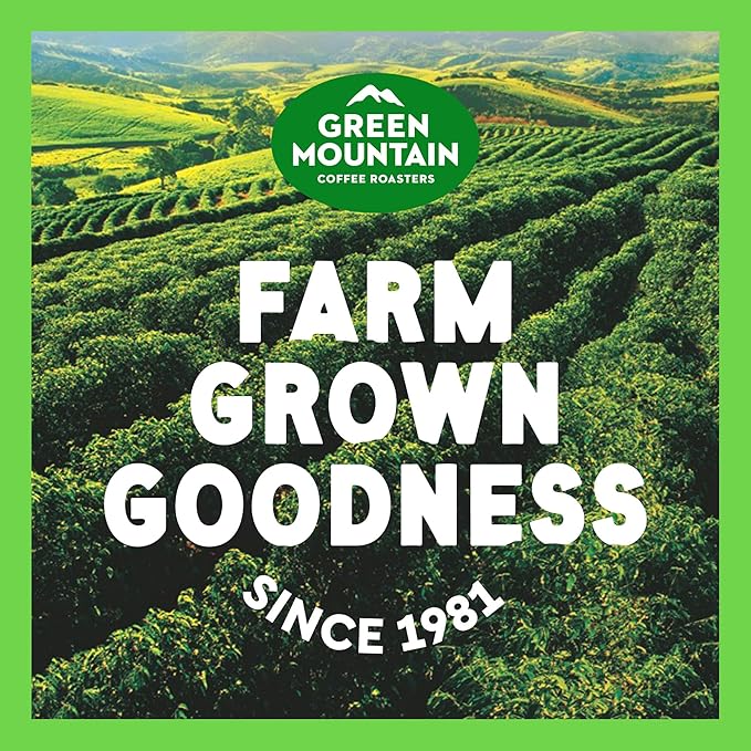 Green Mountain Coffee Roasters Half Caff, Keurig Single Serve K-Cup Pods, Medium Roast Coffee, 60 Count, (6 Packs of 10)